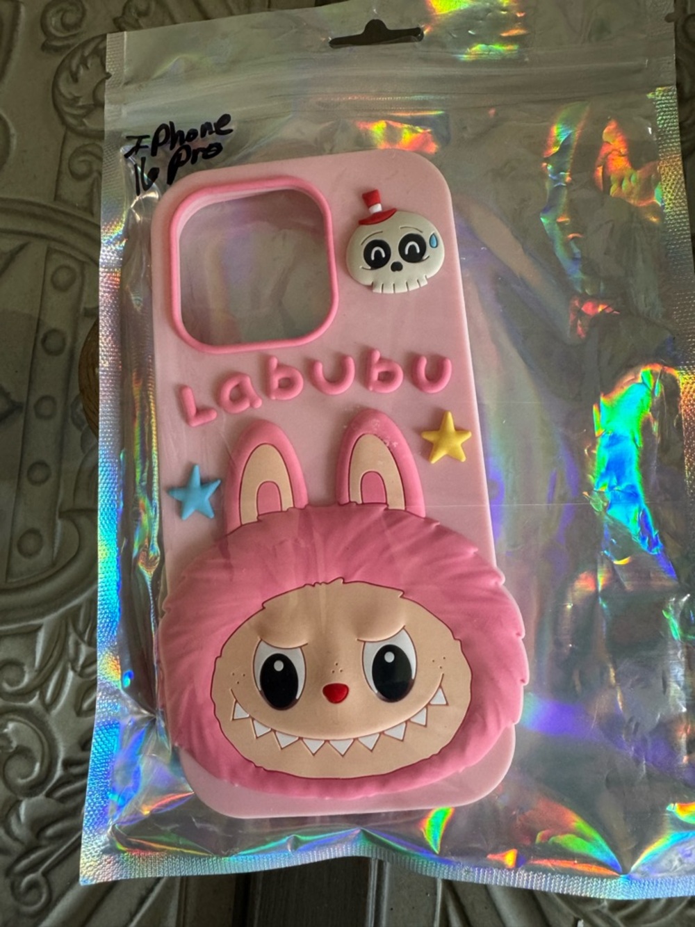 Labubu Pink Character Phone Case